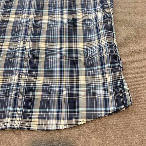 Patagonia Shirt Mens Small‎ Plaid Snap Front Plaid Lightweight Vented Outdoors - Picture 4 of 13